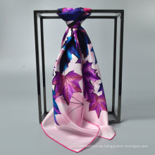 Fábrica de la moda que vende la bufanda cuadrada musulmán de seda de las mujeres de la bufanda 90 * 90